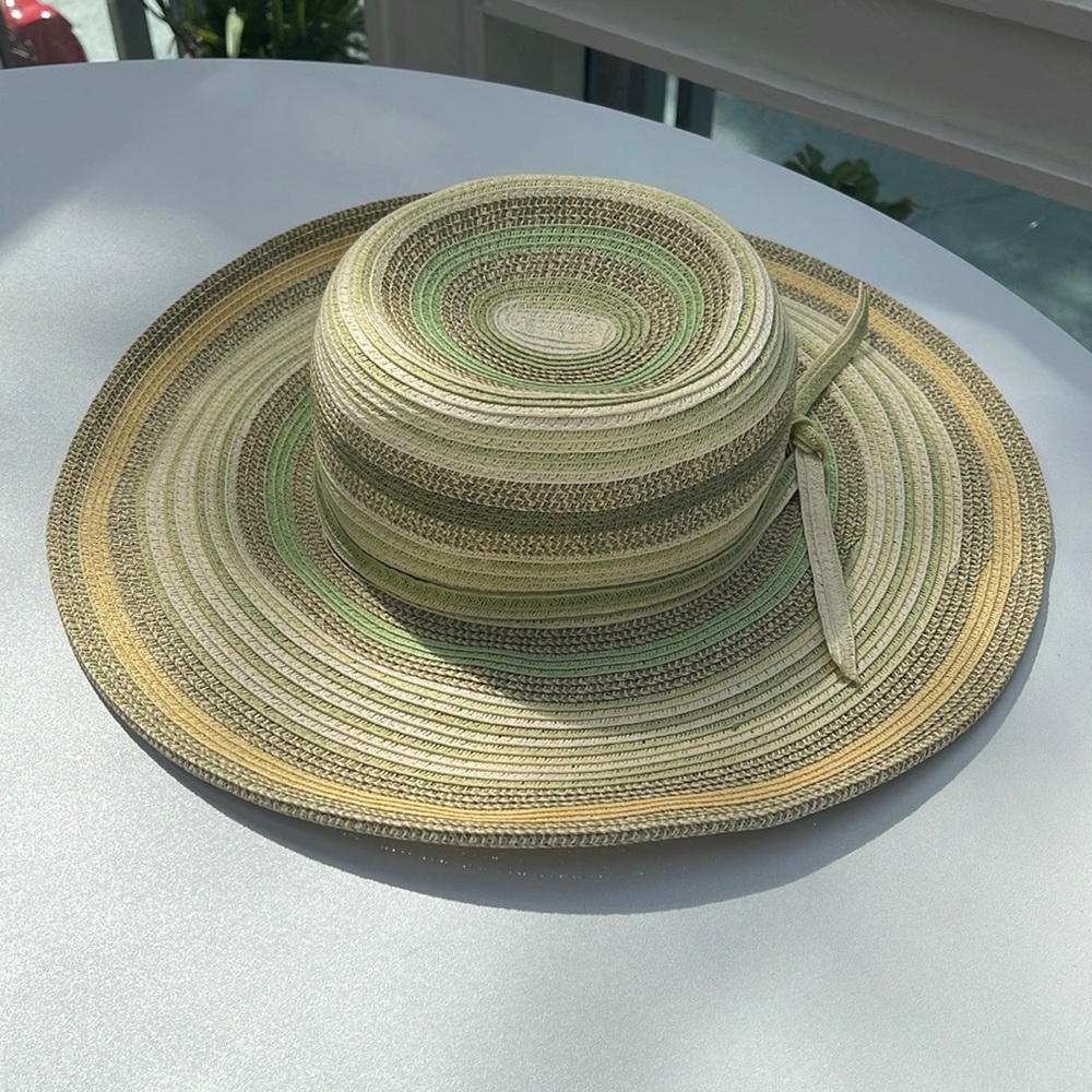 Scala Wide Rim Paper Hat - Picture 10 of 14